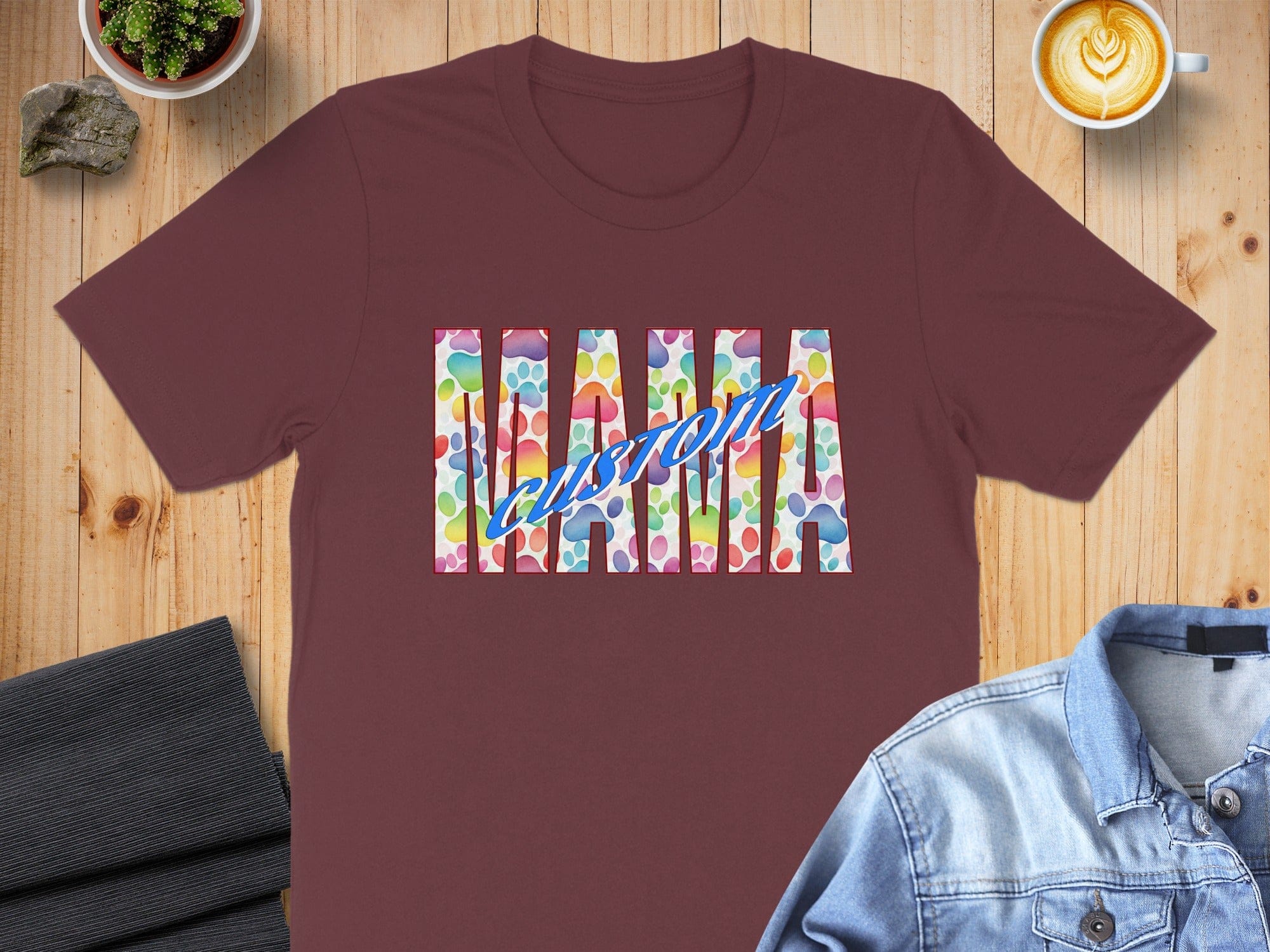 Colorful Mama Custom Graphic T-shirt product
