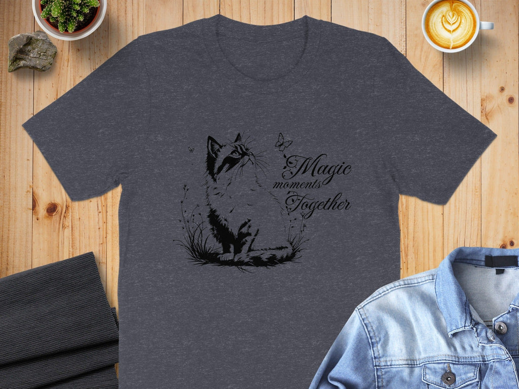 Magic Moments Together Cat Themed T-Shirt