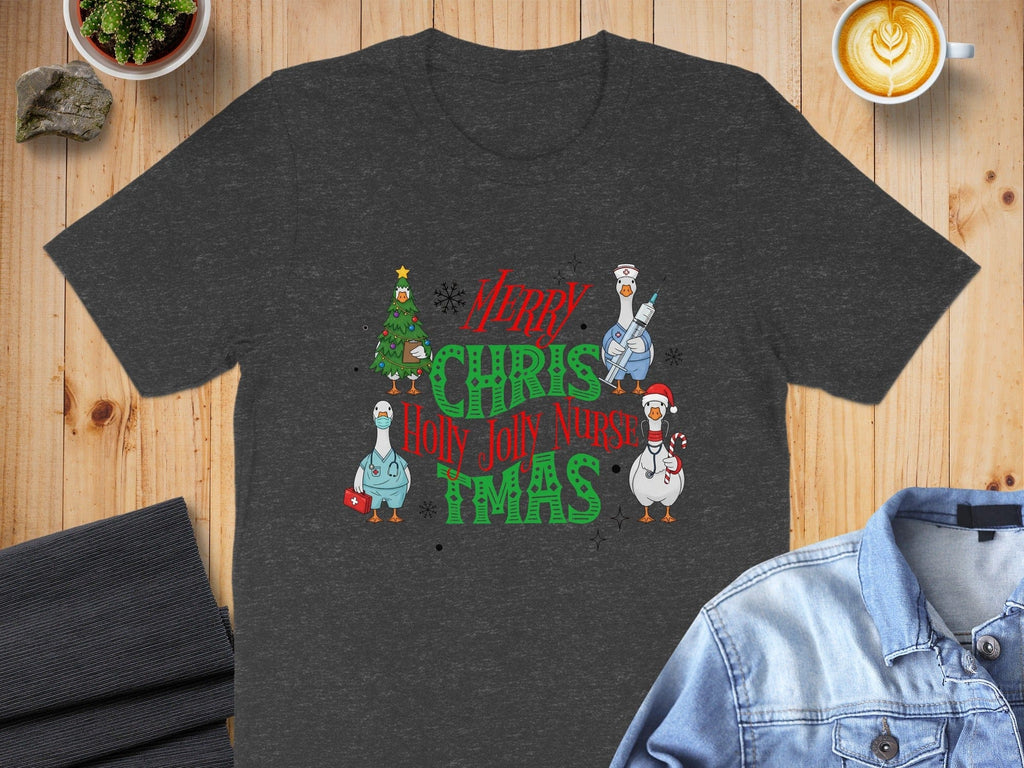Merry Chris Ho Ho Christmas Nurses T-Shirt