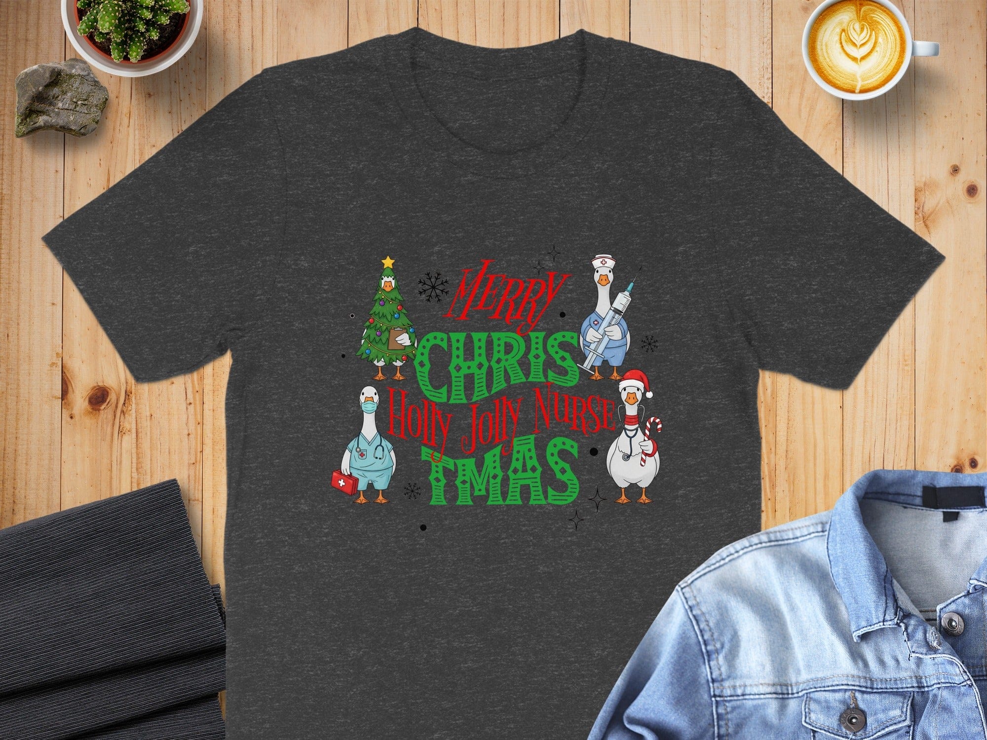 Merry Chris Ho Ho Christmas Nurses T-Shirt