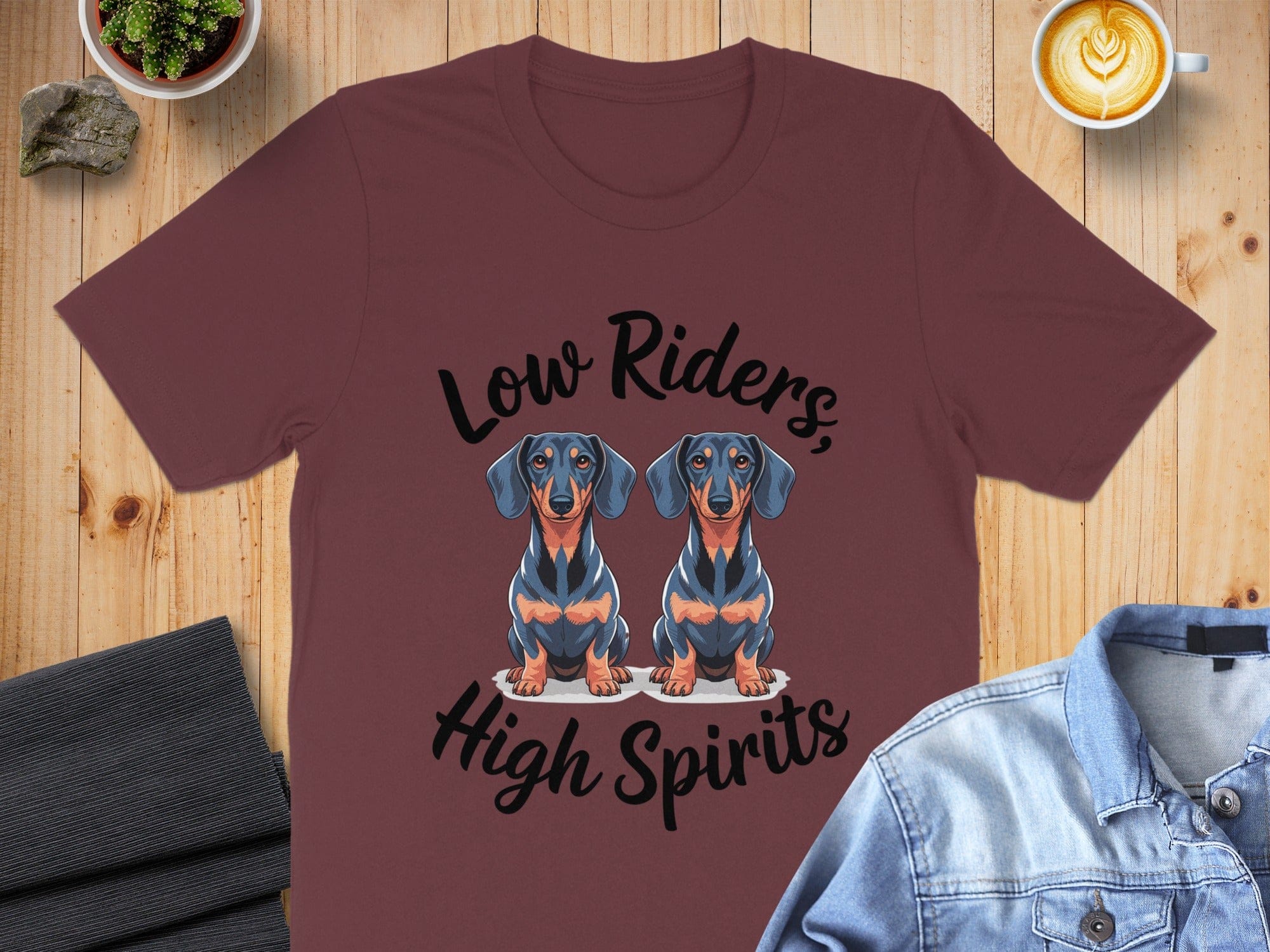 Low Riders High Spirits Funny Graphic Tee Product