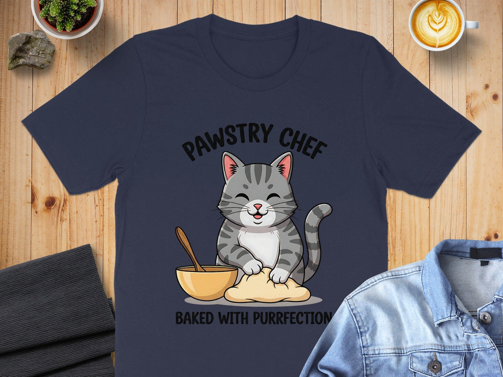Pawstry Chef Baked With Purrfection T-shirt