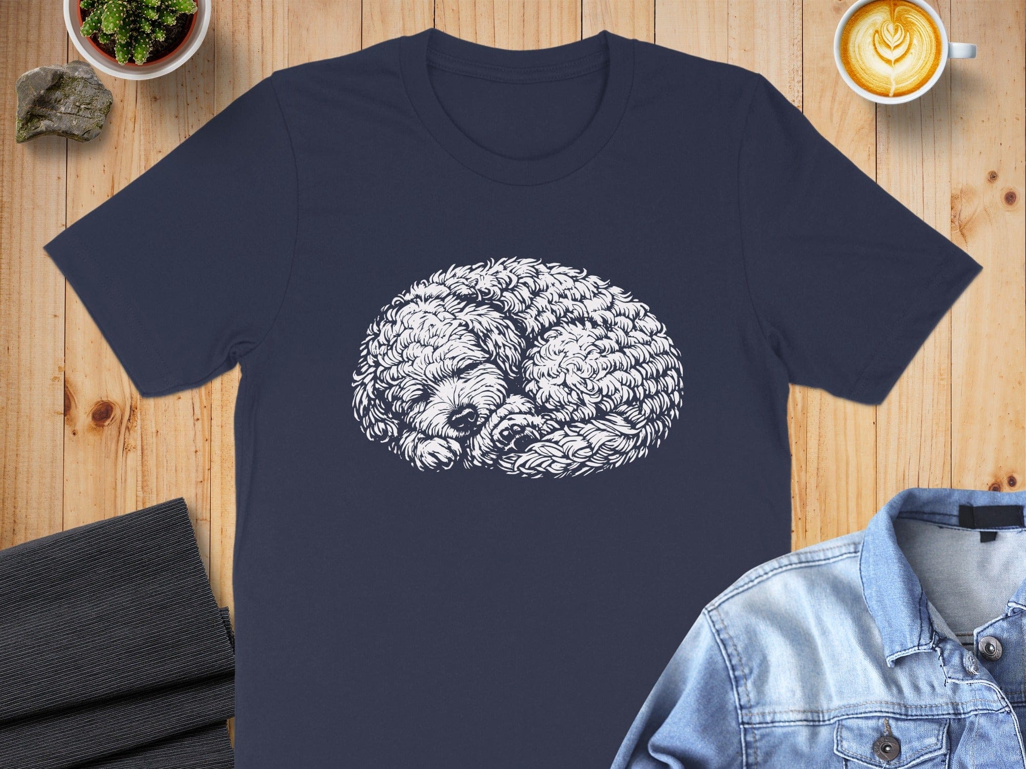 Artistic Dog Drawing Graphic Tee Shirt for Pet Lovers