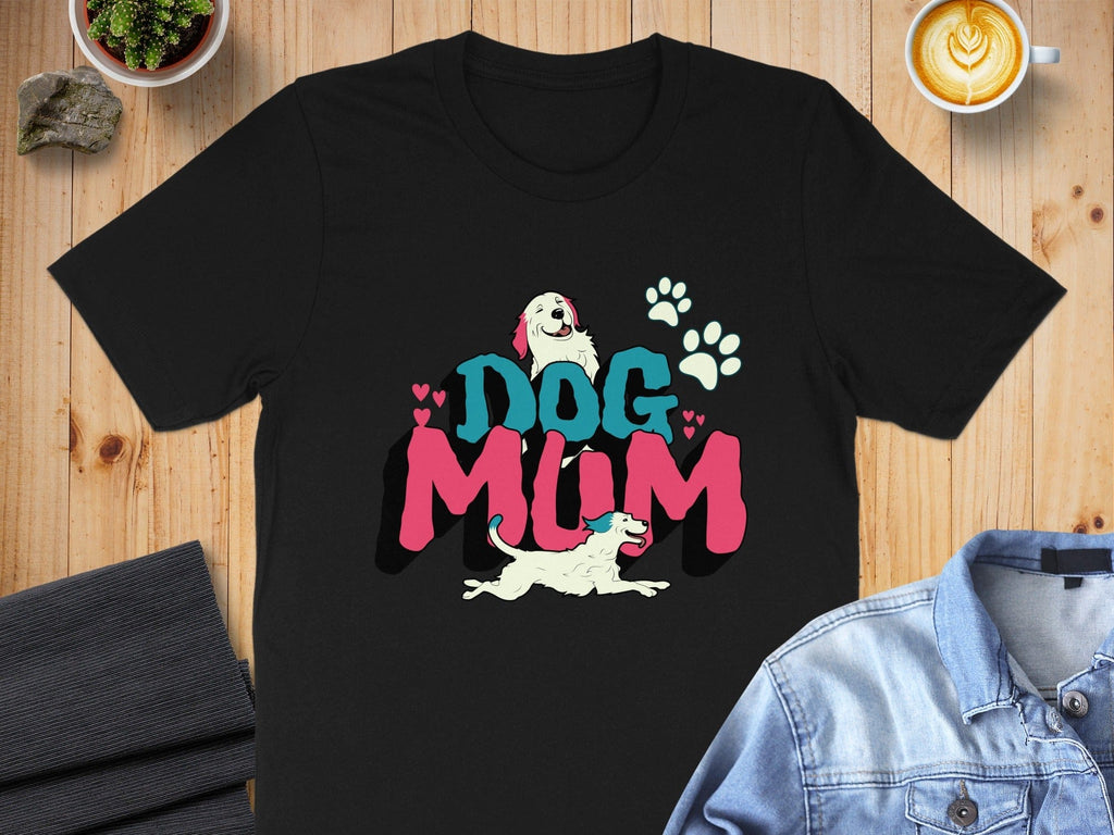 Dog Mum Shirt with Cute Dog Design