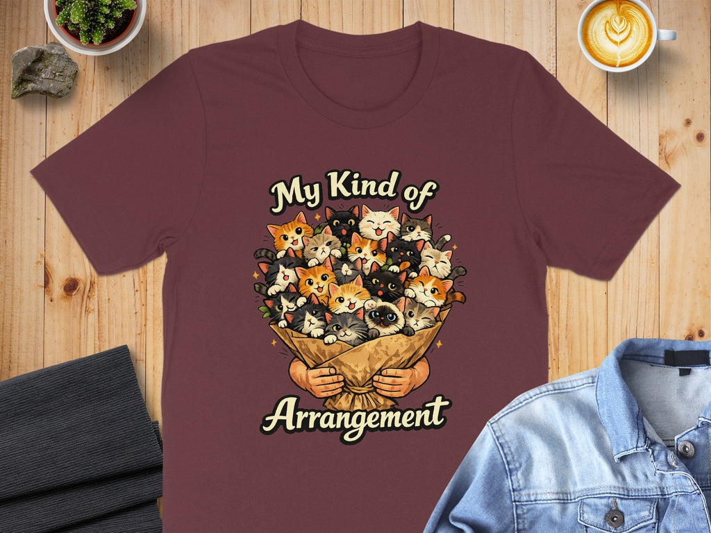 Cat Bouquet My Kind of Arrangement T-Shirt