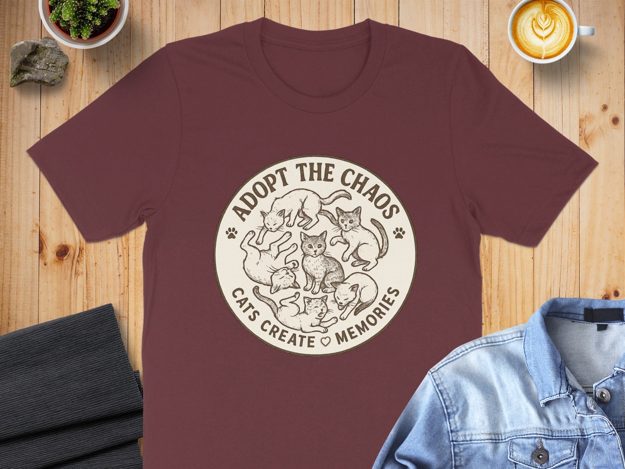 Adopt the Chaos Cats Create Memories T-Shirt