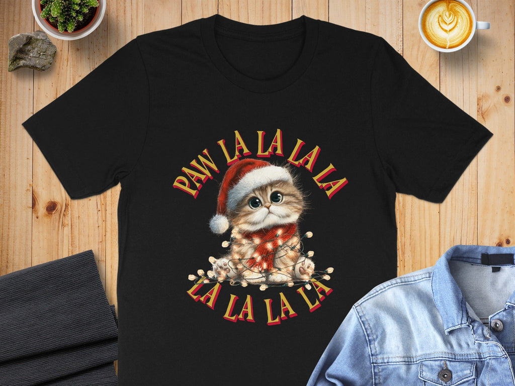 Paw La La La La La La La La La La Cat Christmas Shirt