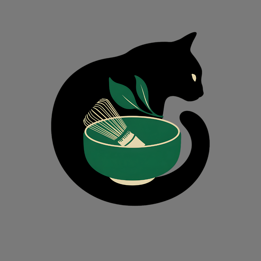 Matcha Cat Art T-Shirt