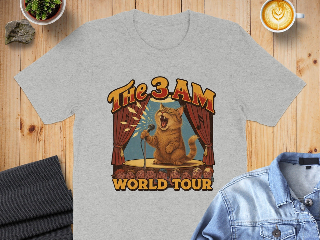 The 3 AM World Tour Cat Concert T-shirt