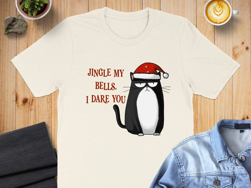 Jingle My Bells I Dare You Cat T-Shirt