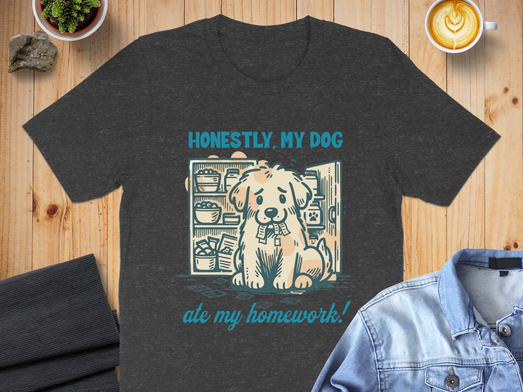 Honestly My Dog Ate My Homework T-shirt