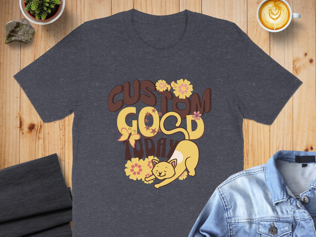 Custom Good Vibes Graphic Tee Shirt