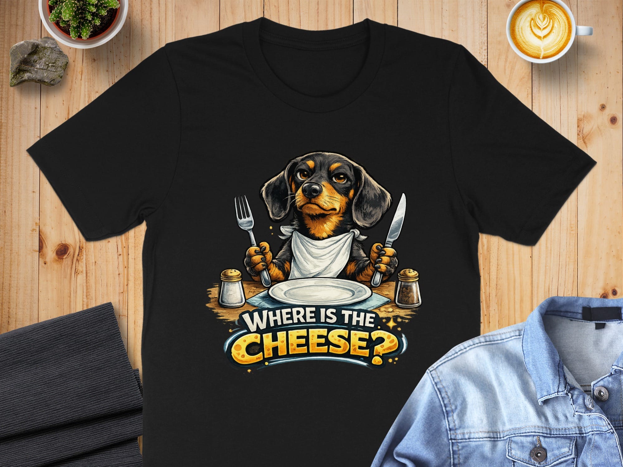 Where Is The Cheese Funny Dachshund T-Shirt