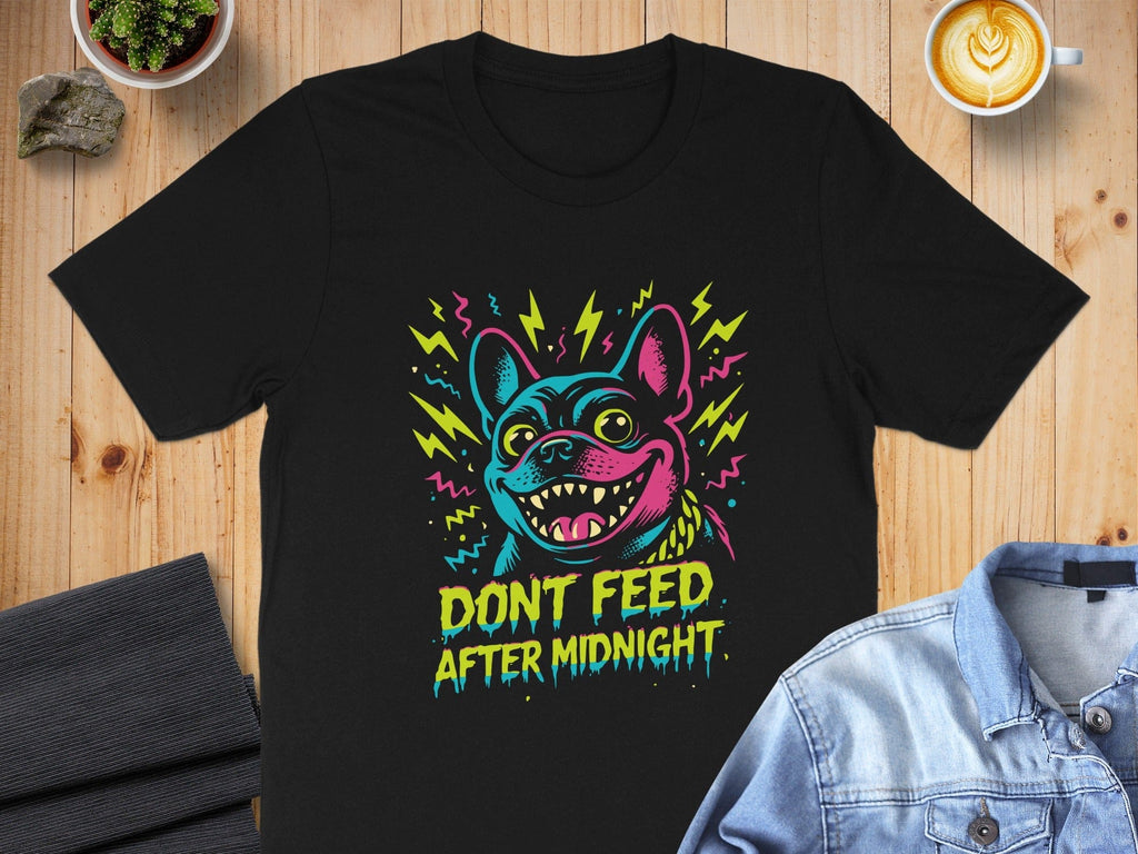 Don't Feed After Midnight Fun Graphic T-Shirt