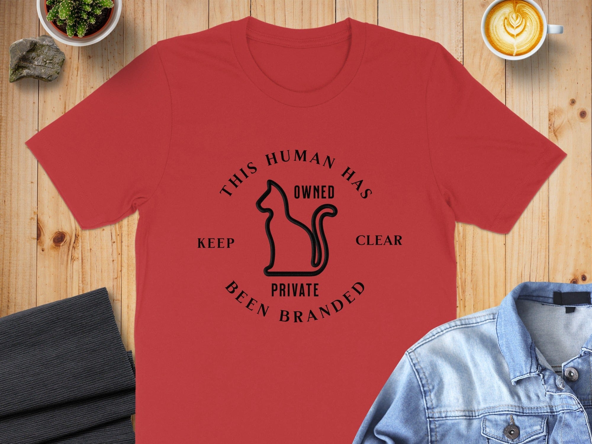 This Human Has Owned Clear Been Branded Shirt