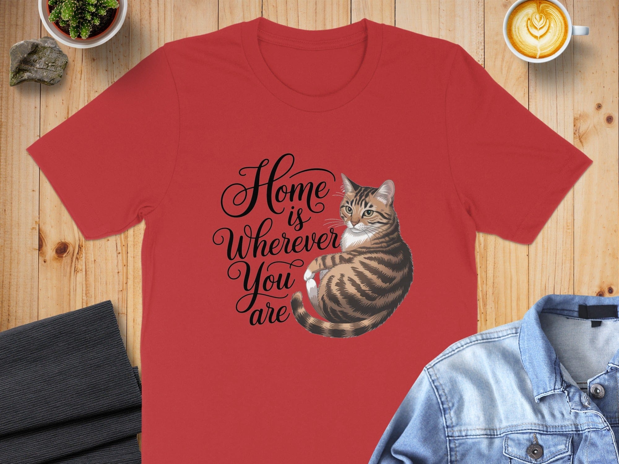 Home is Wherever You Are Cat T-Shirt