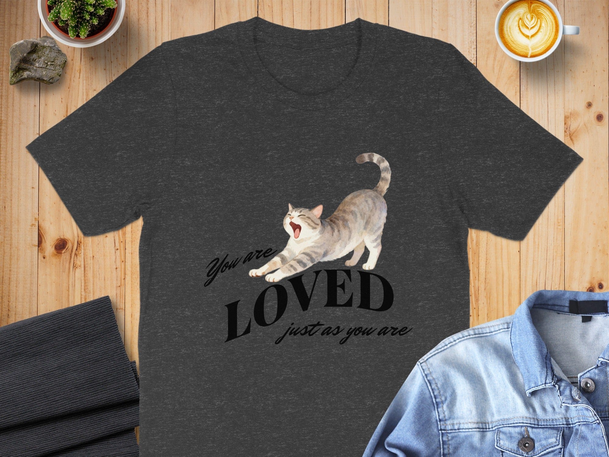 You Are Loved Just As You Are Cat T-Shirt