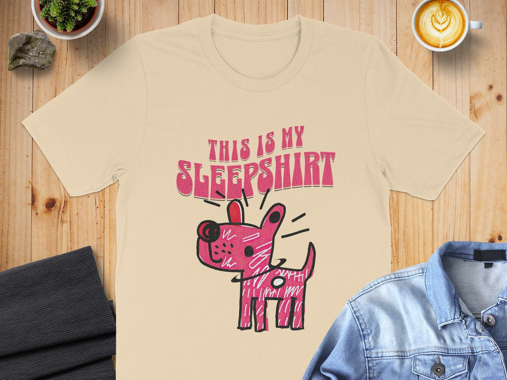 This Is My Sleepshirt With Cute Cartoon Dog product