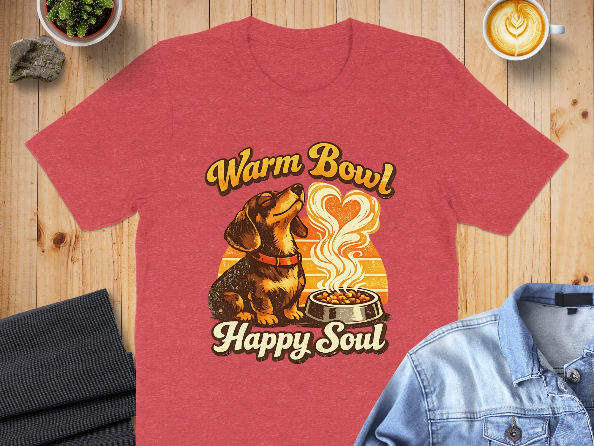 Warm Bowl Happy Soul Dog Lover Graphic Shirt