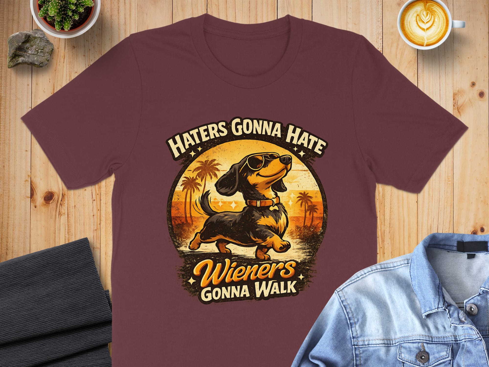 Haters Gonna Hate Wieners Gonna Walk T-shirt