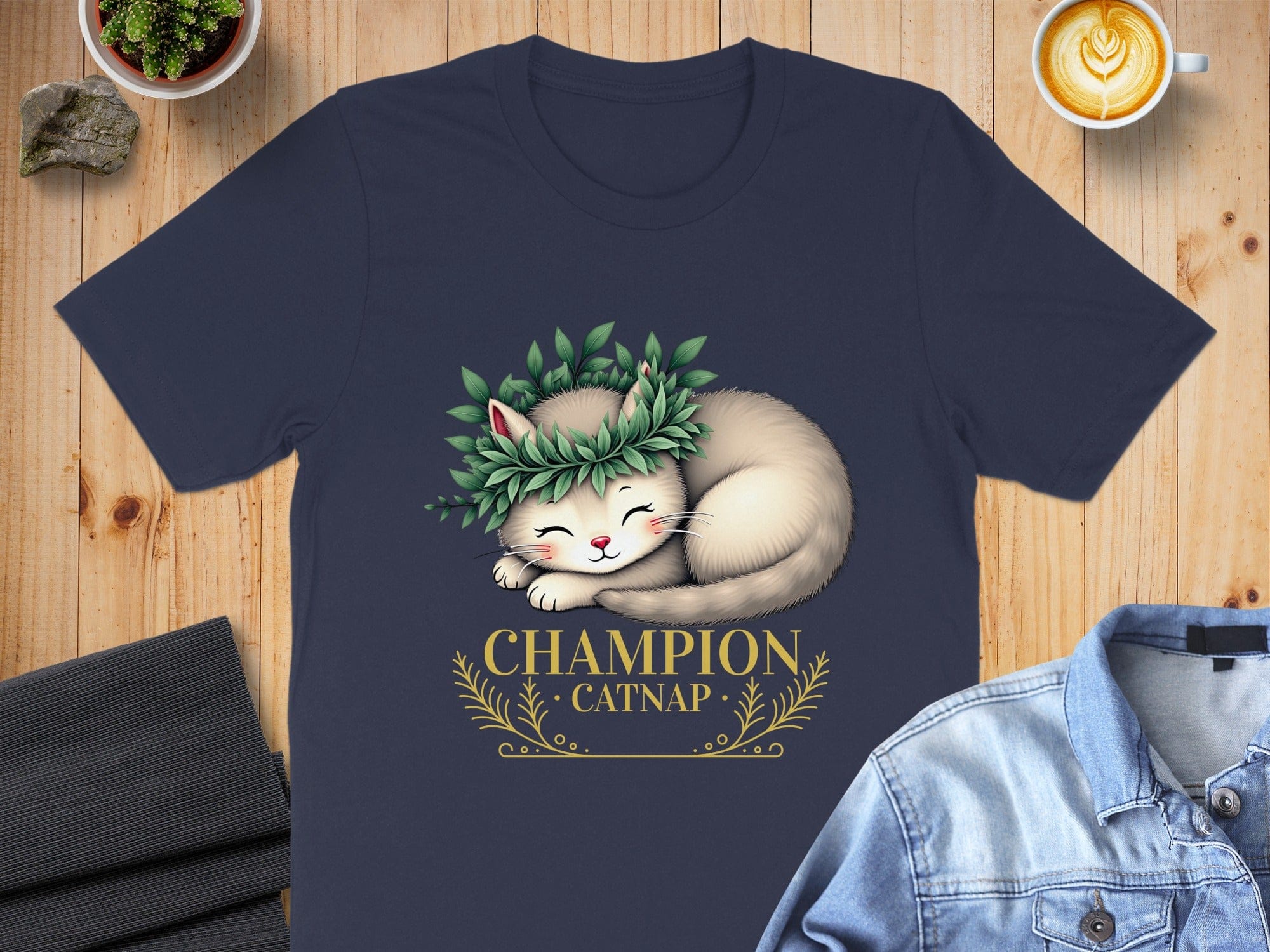 Champion Catnap Graphic T-Shirt for Cat Lovers