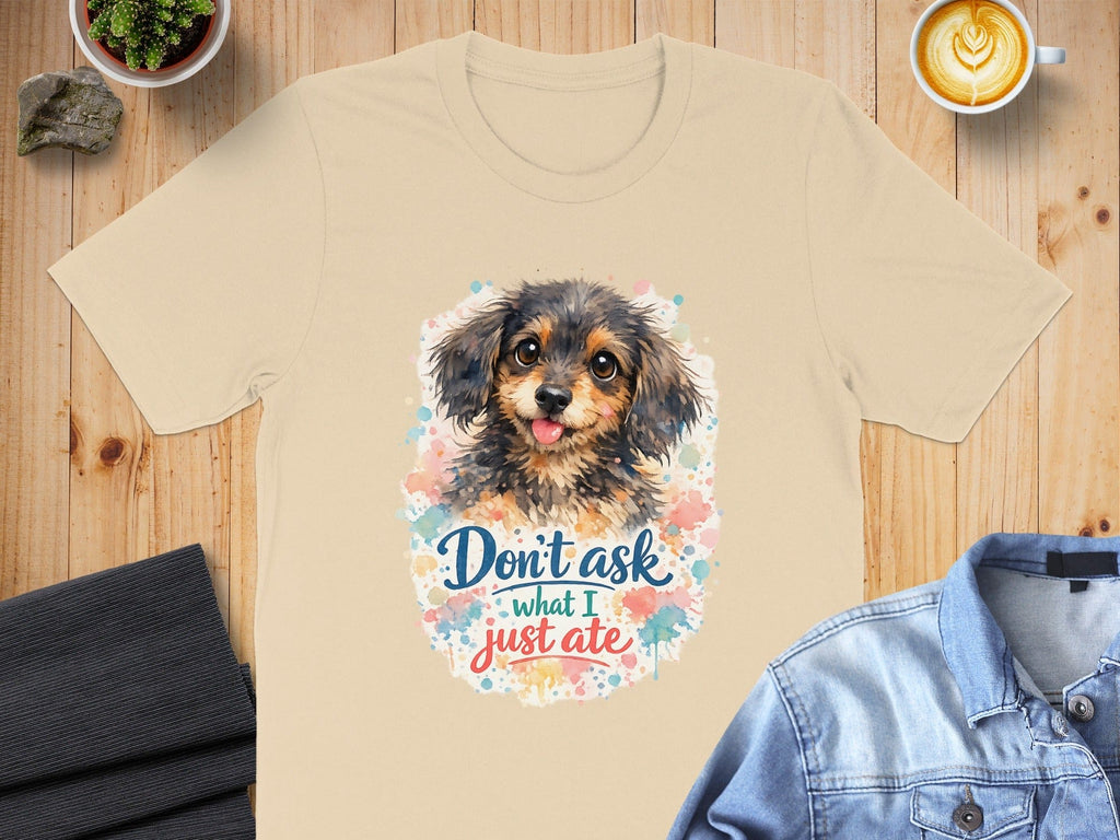Don't Ask What I Just Ate Funny Dog Print Shirt