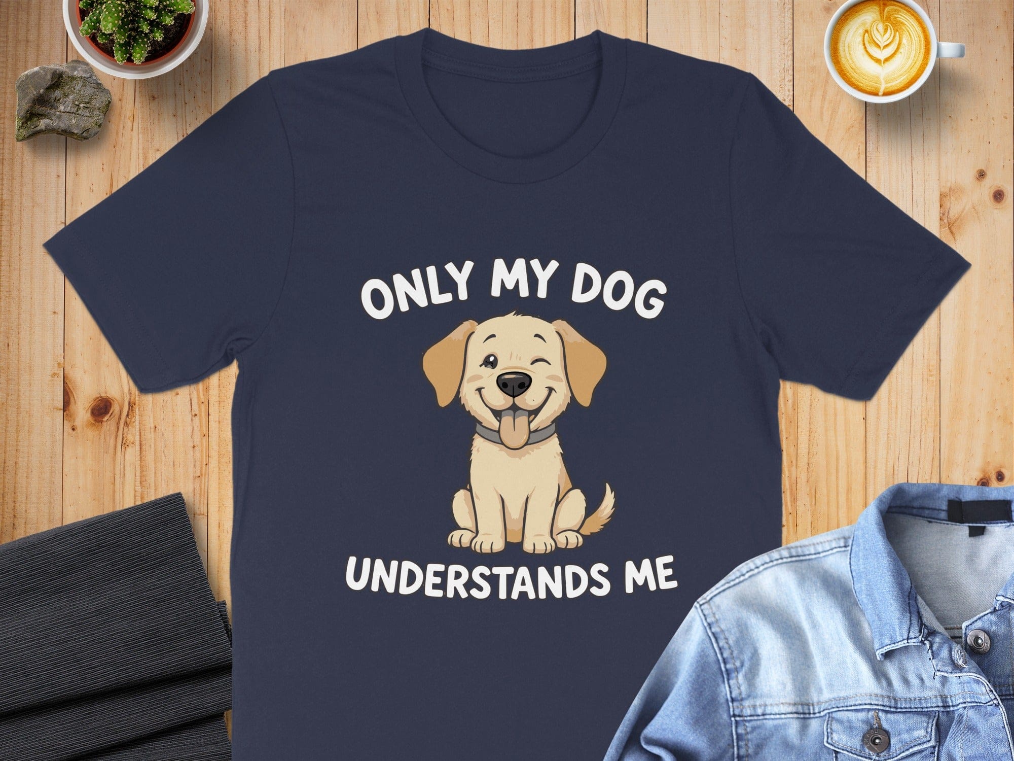 Only My Dog Understands Me Graphic T-Shirt