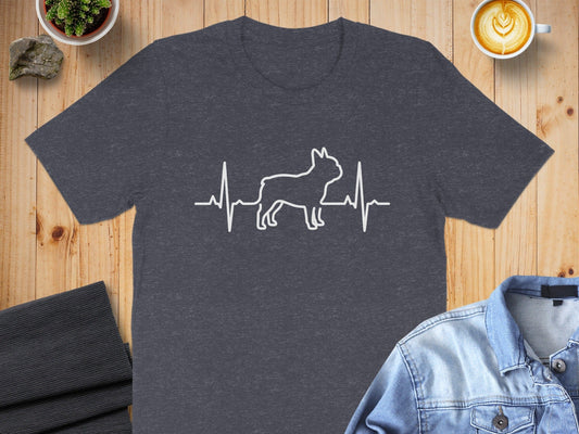 Heartbeat French Bulldog Graphic Tee product