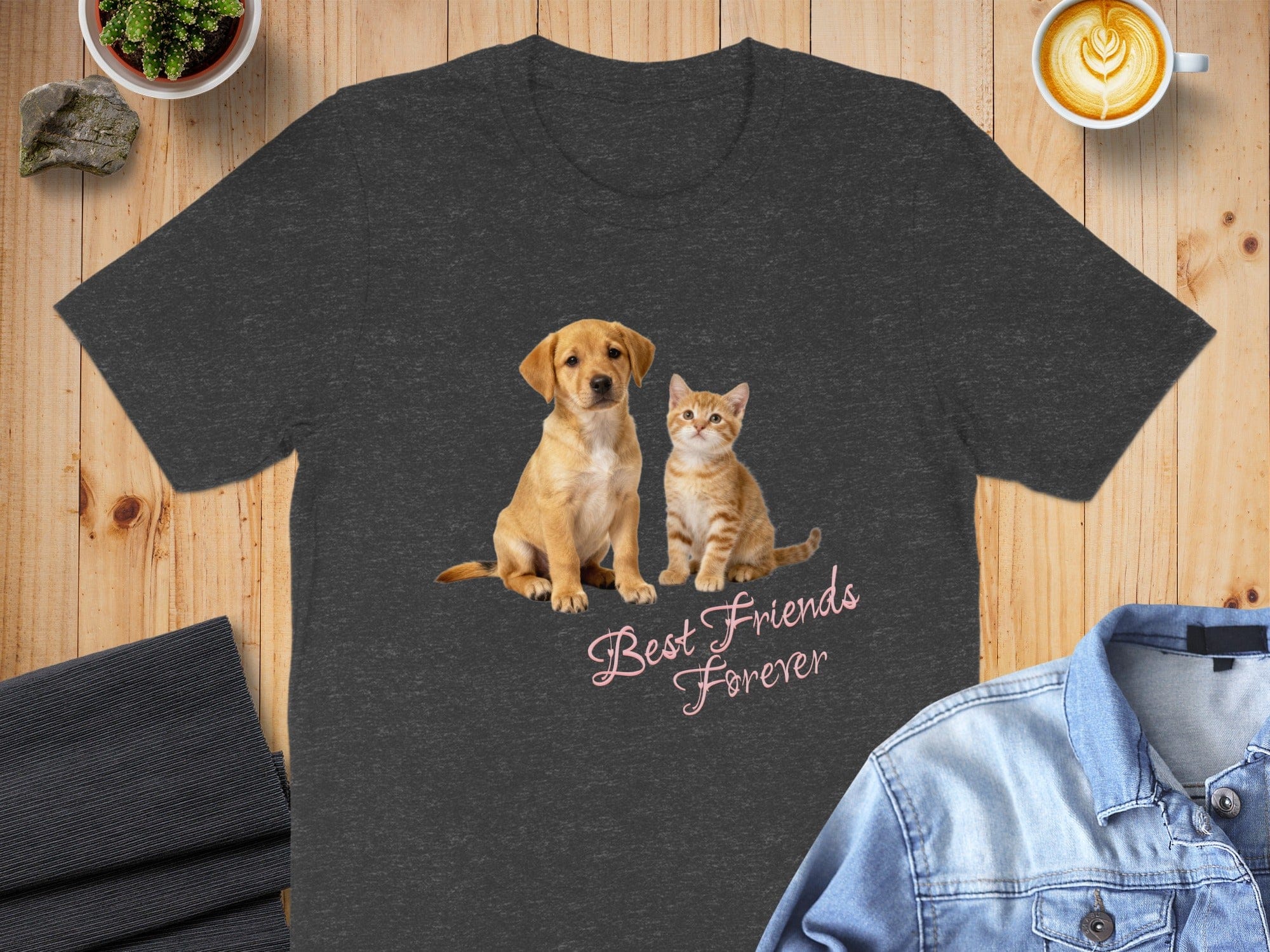 Best Friends Forever Dog and Cat T-shirt