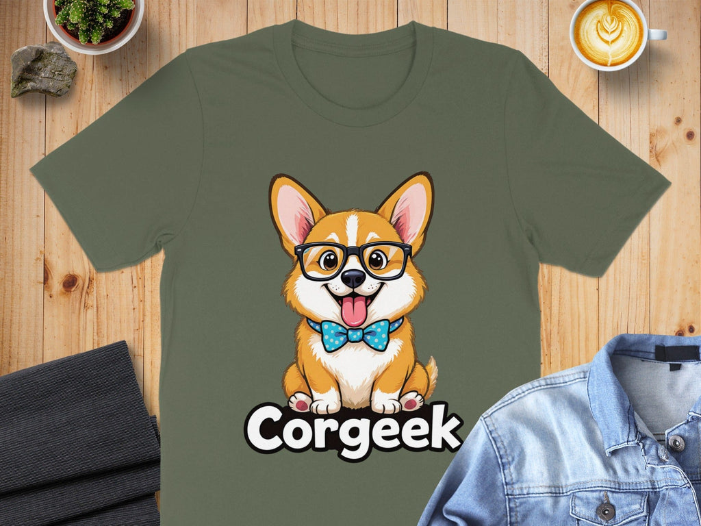 Cute Corgi Graphic Tee for Dog Lovers