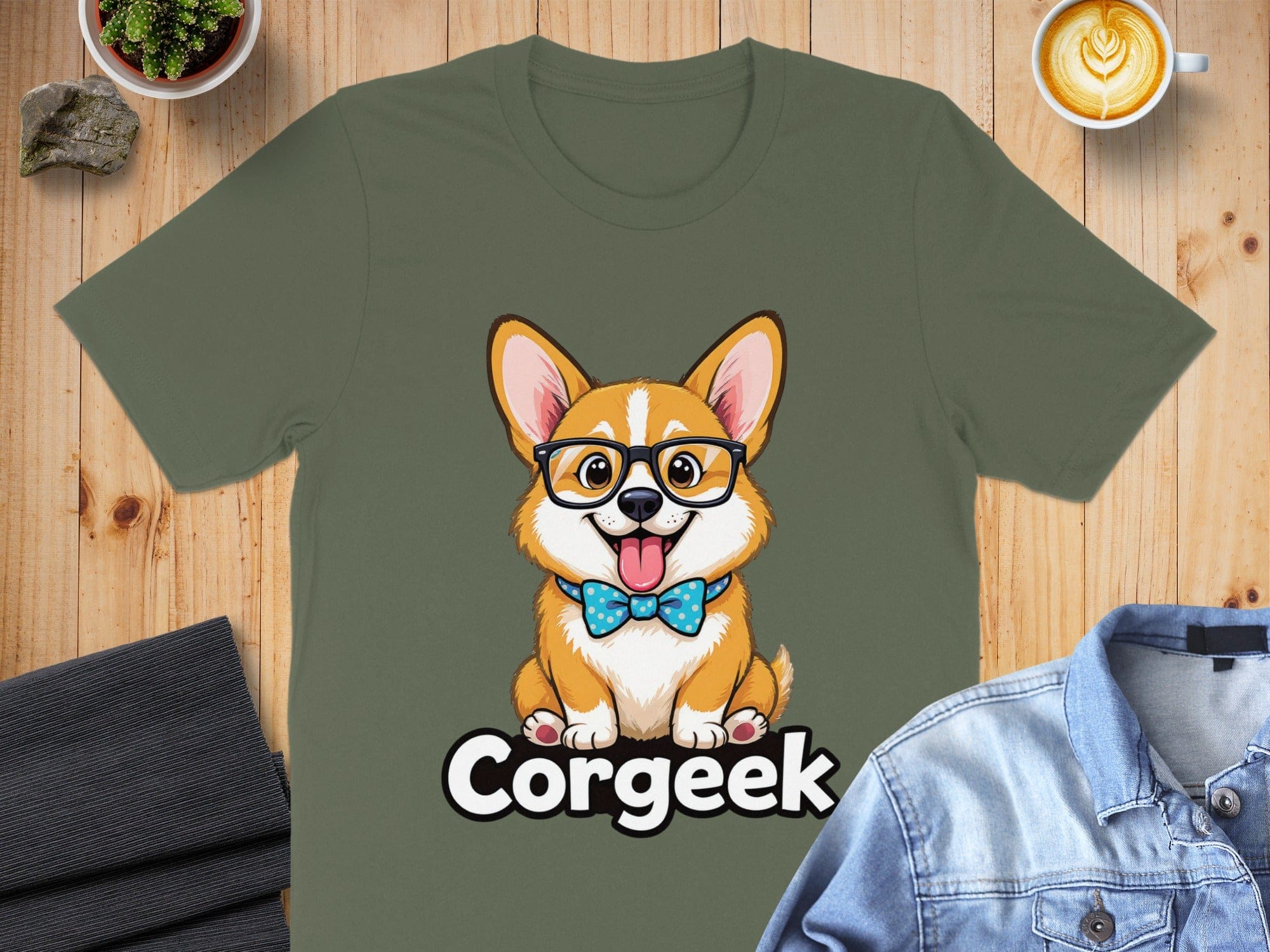 Cute Corgi Graphic Tee for Dog Lovers