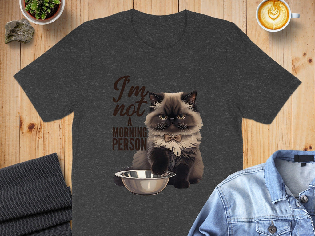 Funny Morning Persian Cat T-Shirt