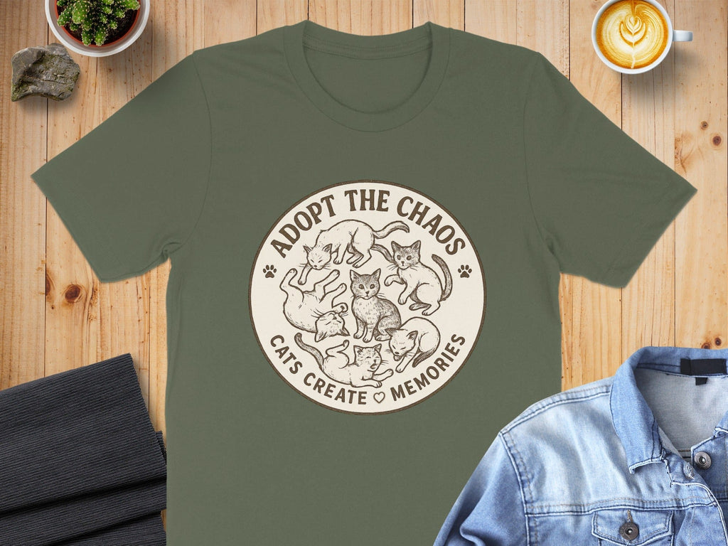 Adopt The Chaos Cats Create Memories T-Shirt