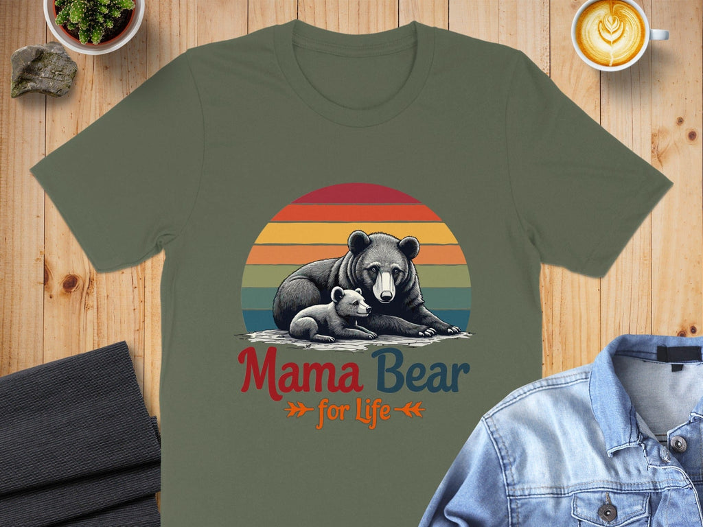 Mama Bear For Life T-shirt