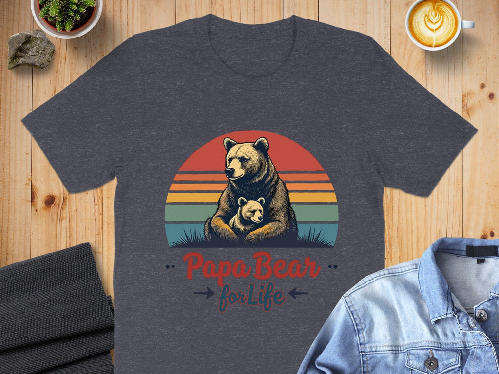 Papa Bear for Life Graphic T-Shirt Product
