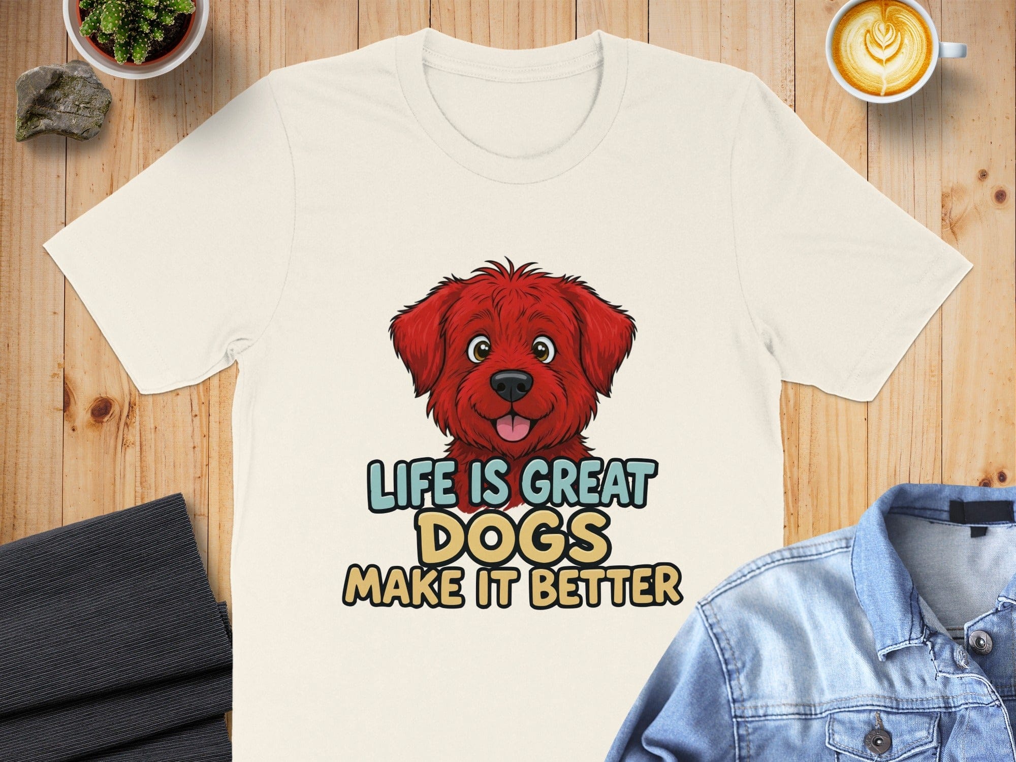 Life is Great Dogs Make it Better T-shirt