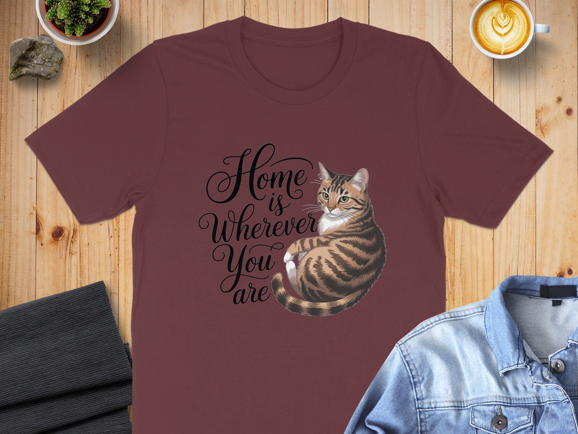 Home is Wherever You Are Cat Themed T-shirt product