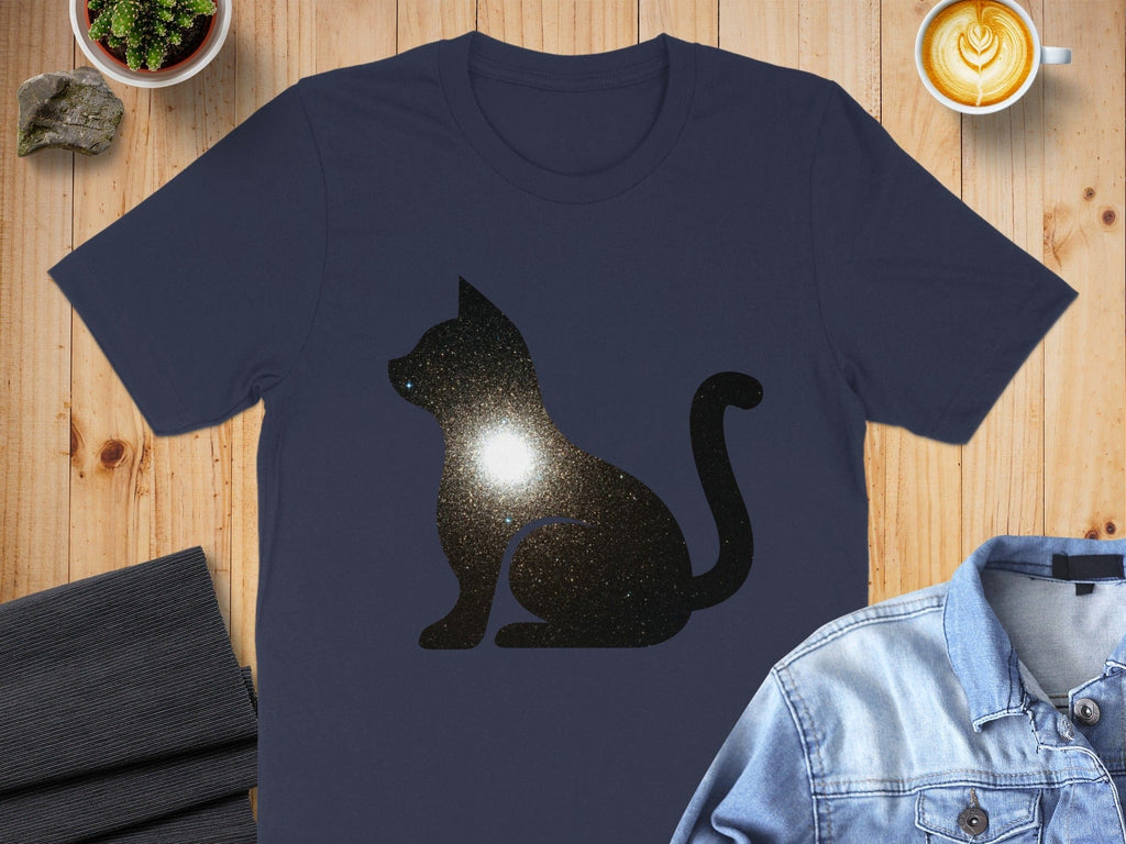 Cat Silhouette Graphic T-Shirt for Animal Lovers