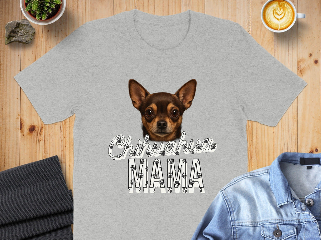 Chihuahua Mama Graphic T-Shirt for Dog Lovers