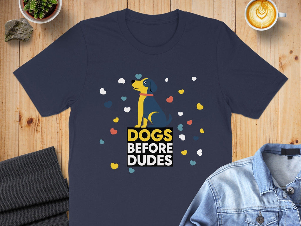 Dogs Before Dudes Graphic T-Shirt Design