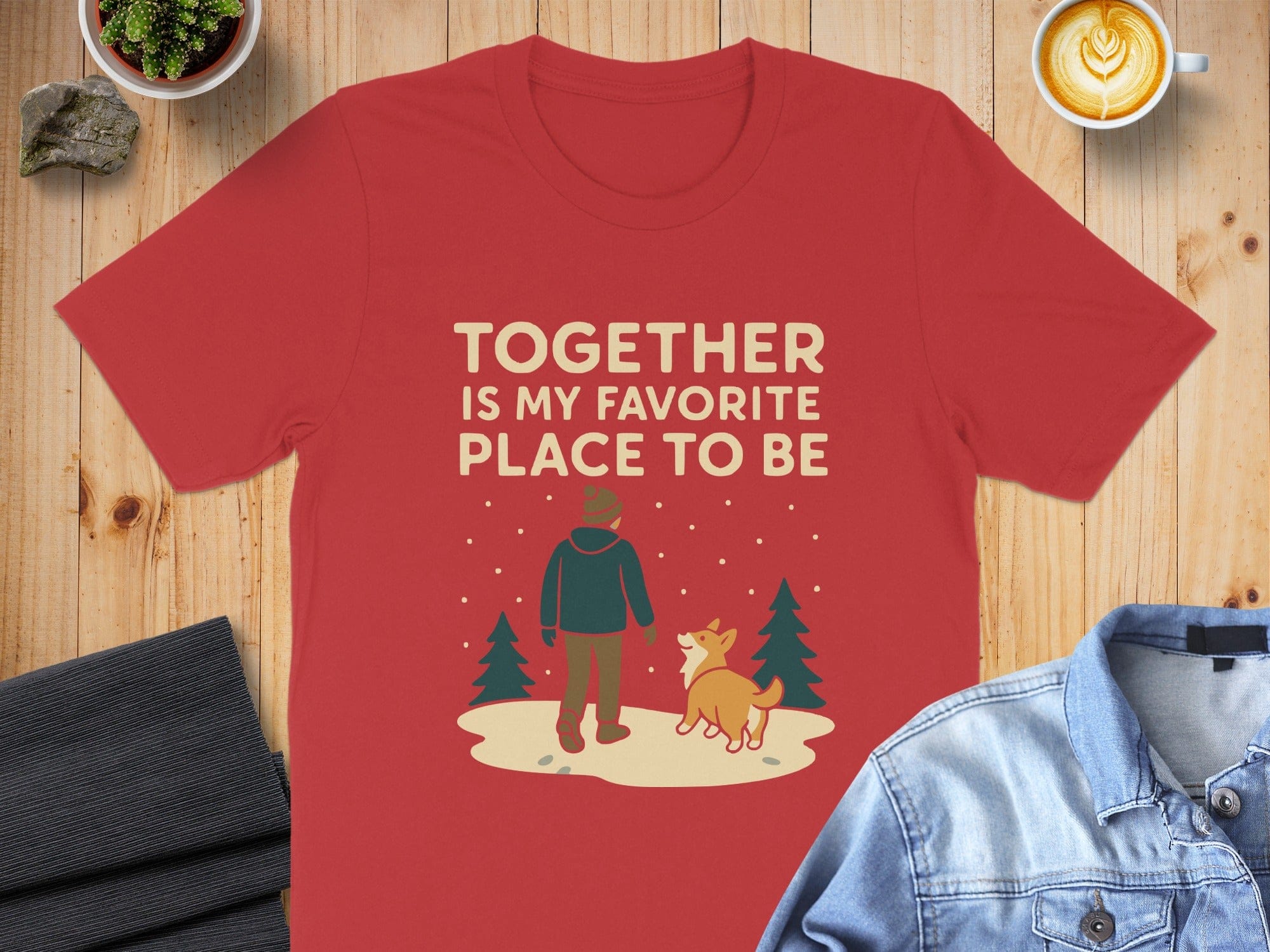 Together Is My Favorite Place To Be Print T-shirt