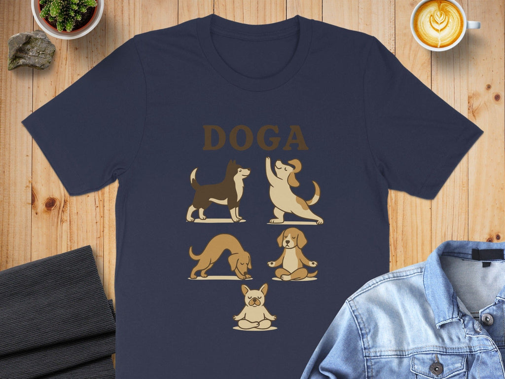 Funny Doga Dogs Doing Yoga Graphic T-Shirt product