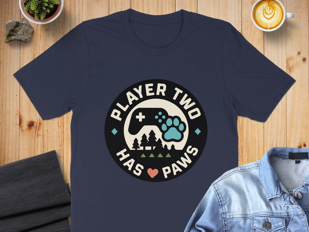 Player Two Has Paws Gaming T-Shirt