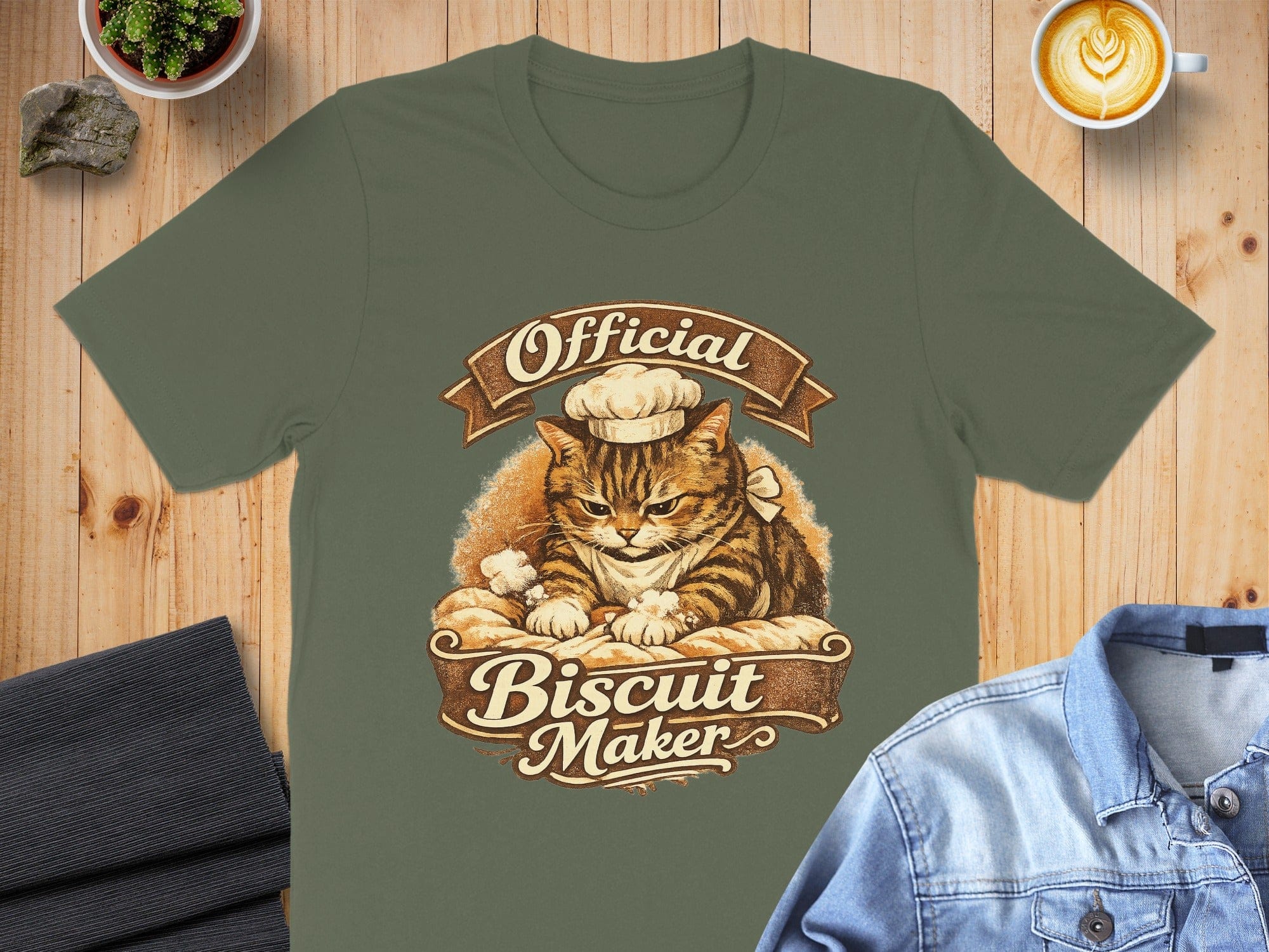 Official Biscuit Maker Cat Graphic T-Shirt Product
