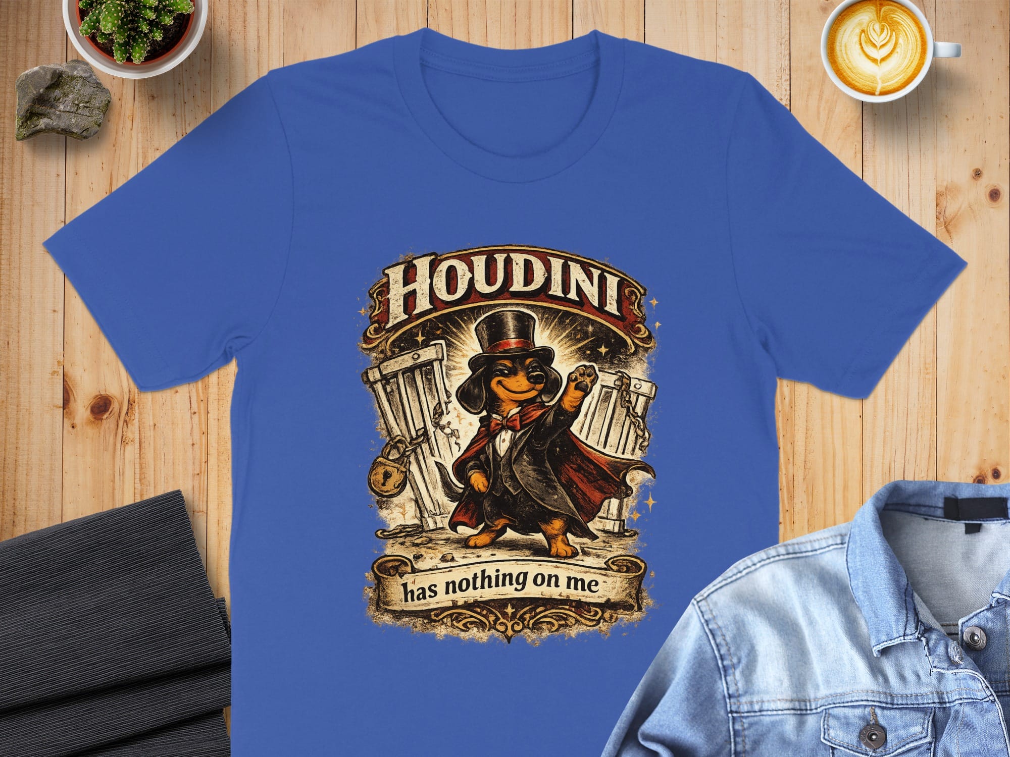 Houdini Has Nothing on Me Magic Themed Shirt
