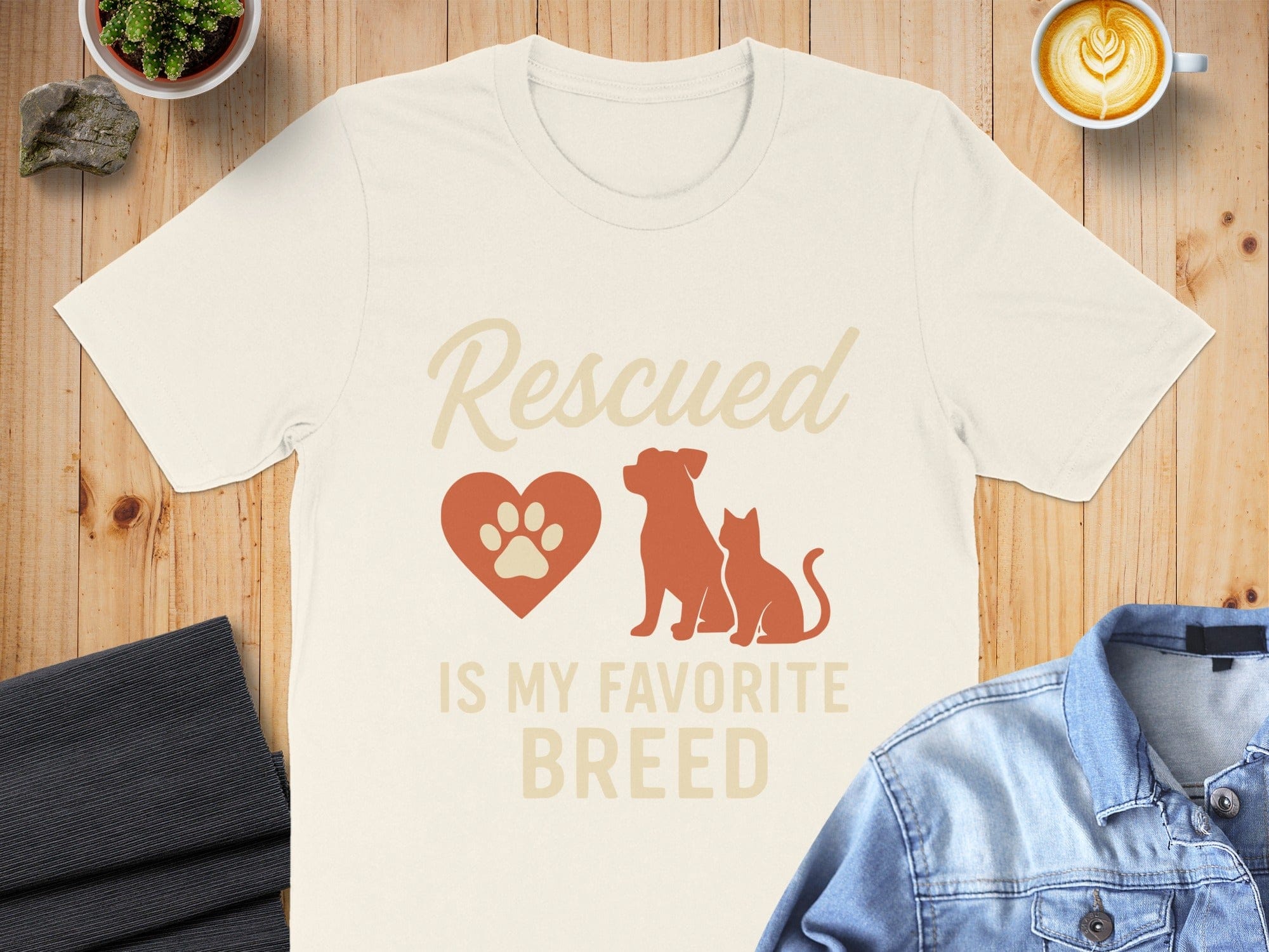 Rescued Is My Favorite Breed Casual Wear Product