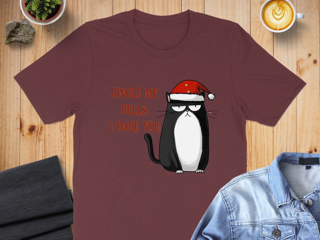 Jingle My Bells I Dare You Funny Cat Shirt