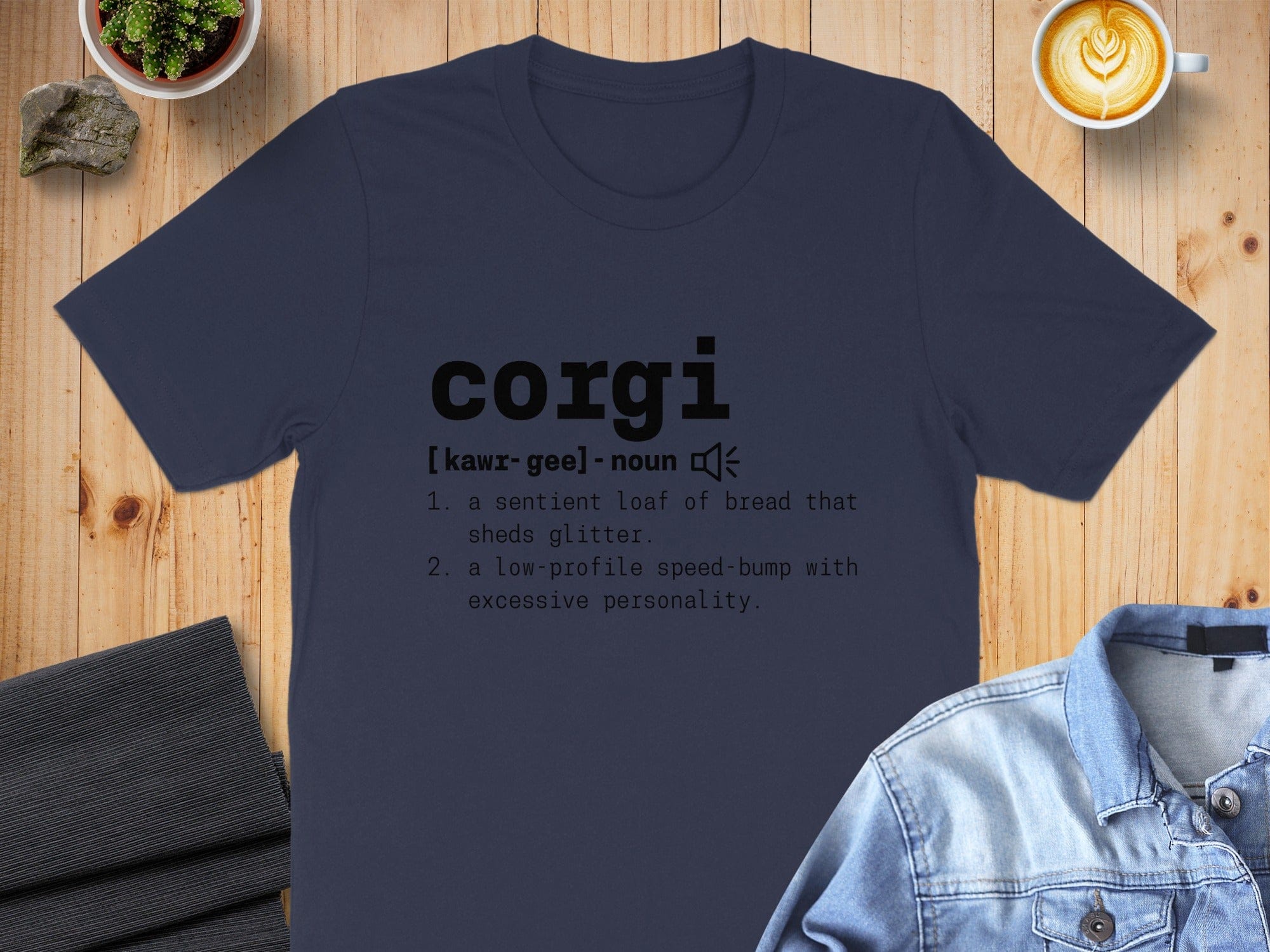 Funny Corgi Definition Sentient Loaf of Bread T-shirt