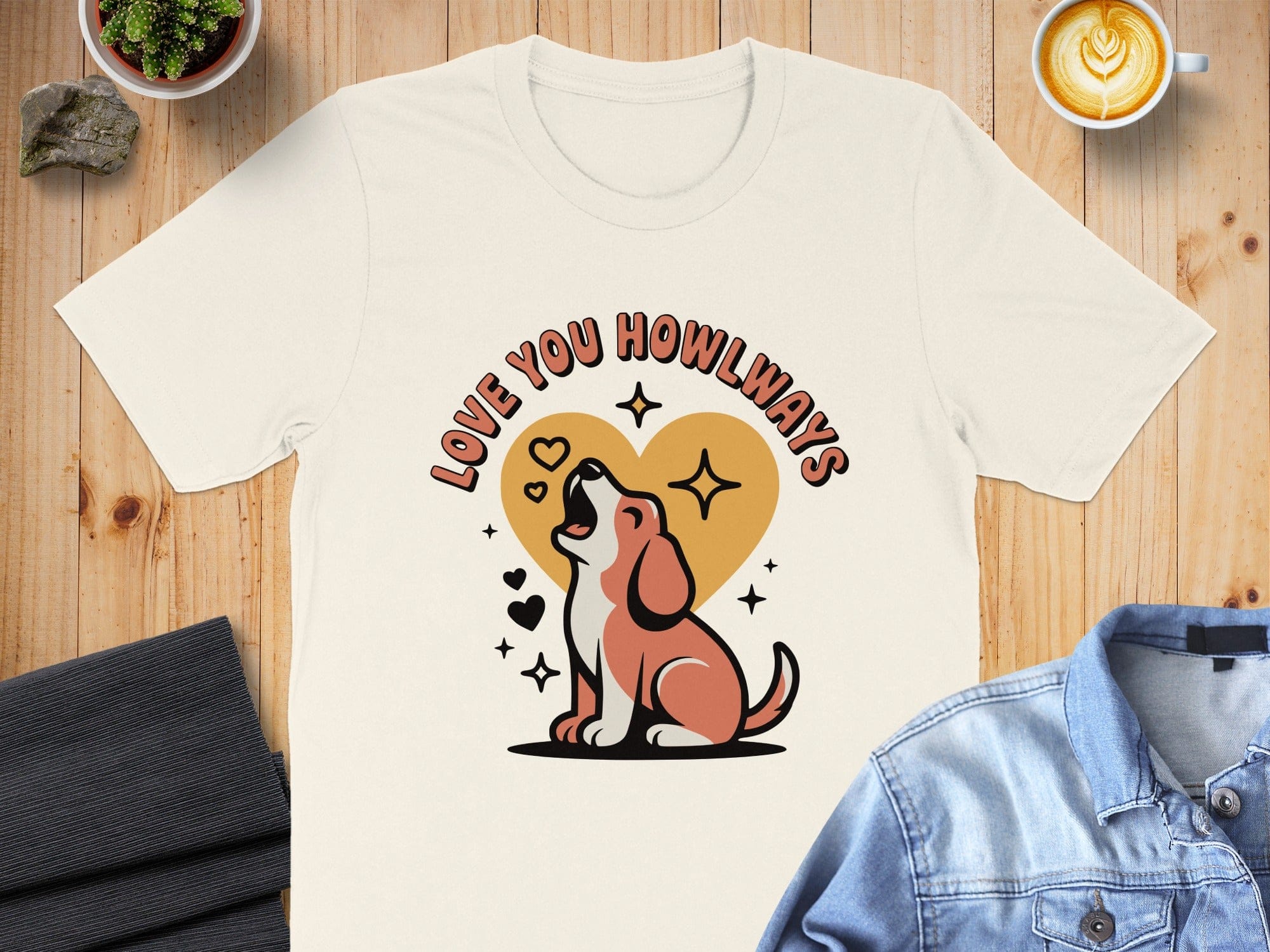 Love You Howlways Graphic T-Shirt for Dog Lovers