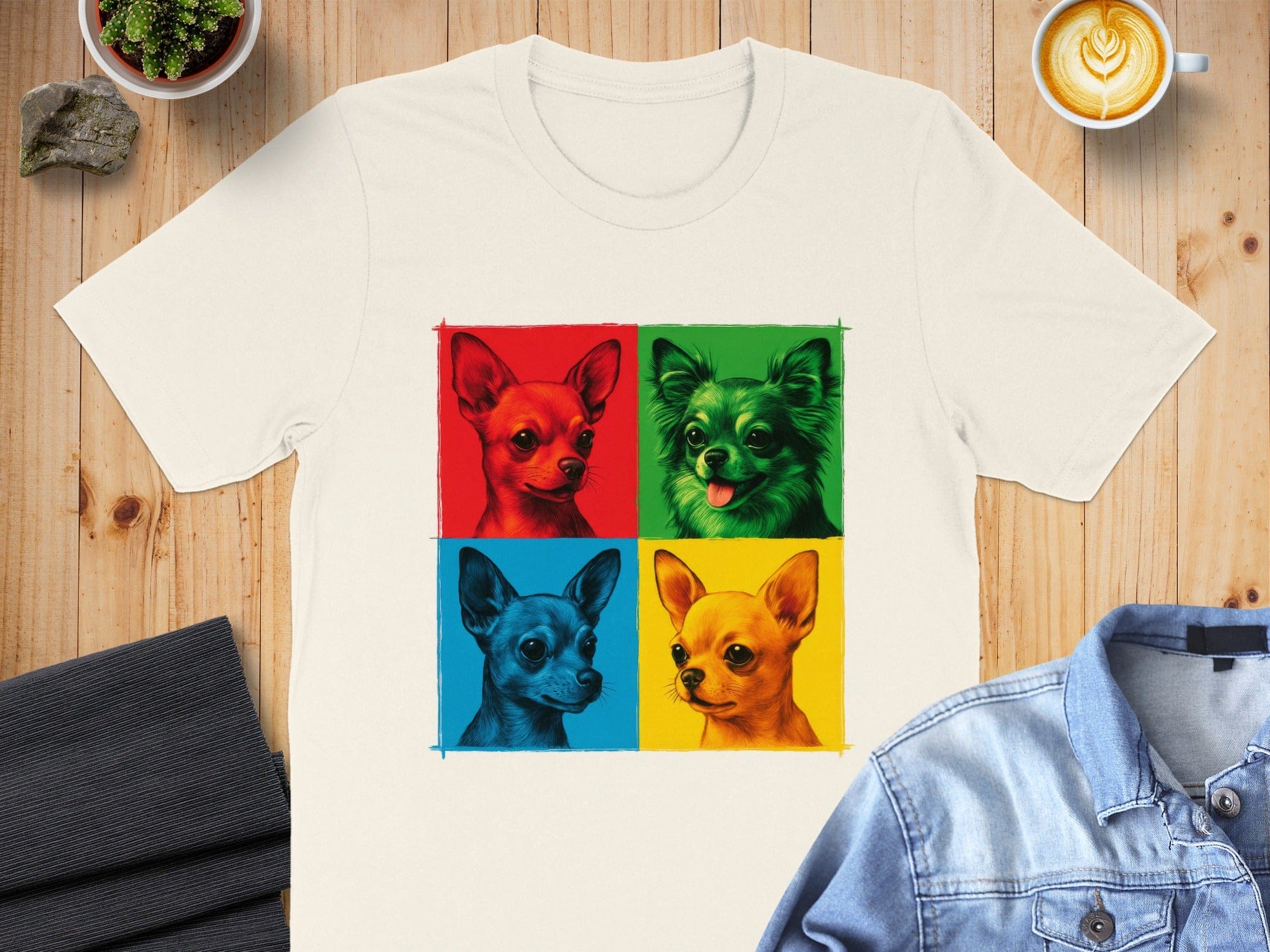 Colorful Chihuahua Pop Art Design T-shirt product